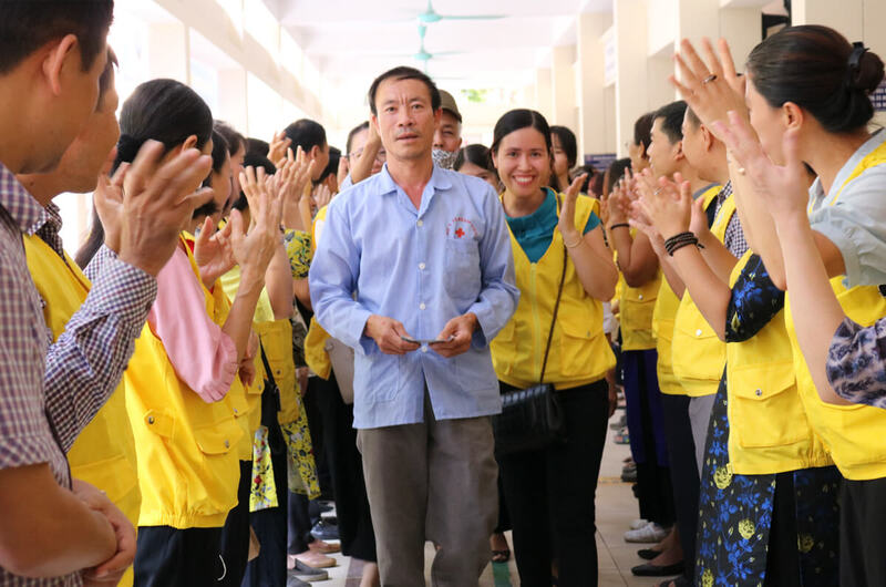 Từ thiện hằng tháng tại bệnh viện K2 - Tháng 10/2019