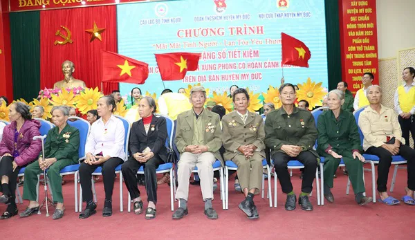 Câu lạc bộ Tình Người tri ân các cựu thanh niên xung phong huyện Mỹ Đức