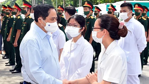 Thủ tướng Phạm Minh Chính gửi thư động viên các lực lượng tuyến đầu phòng, chống dịch COVID-19